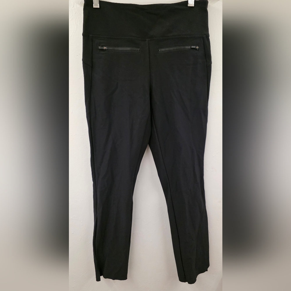 Athleta Stellar Crop Pants Black Size S High Rise Travel Work